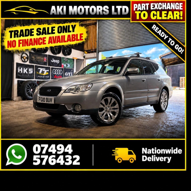 2010 Subaru Outback 3.0 R 5dr in Grey — image 1