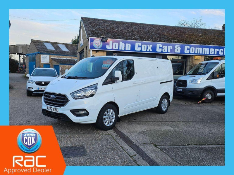 2022 Ford Transit Custom 2.0 300 Ecoblue Limited L1 H1 Euro 6 (s/s) 5dr in White — image 1