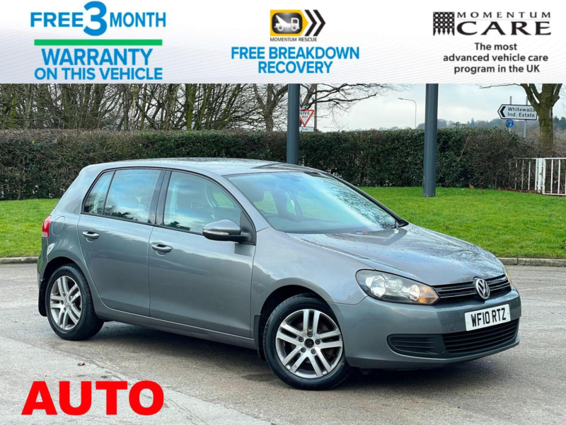 2010 Volkswagen Golf 1.6 Tdi Se DSG Euro 5 5dr in Grey — image 1
