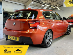 2014 BMW 1 Series 3.0 M135i Auto Euro 6 (s/s) 5dr in Orange — image 4