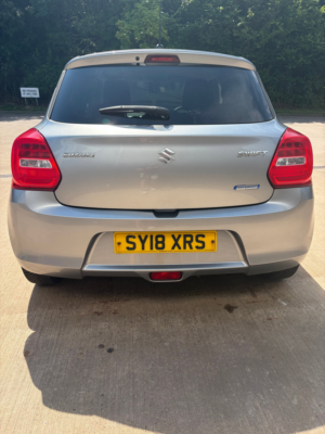 2018 Suzuki Swift 1.0 Boosterjet Shvs Sz5 Hatchback 5dr Petrol Hybrid Manual Euro 6 (s/s) (111 Ps) in Silver — image 4