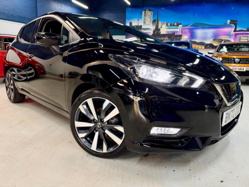 2022 Nissan Micra 1.0 Ig-T Tekna Euro 6 (s/s) 5dr in Black — image 1