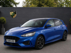 2018 Ford Focus 1.0t Ecoboost St-Line X Euro 6 (s/s) 5dr in Blue — image 3
