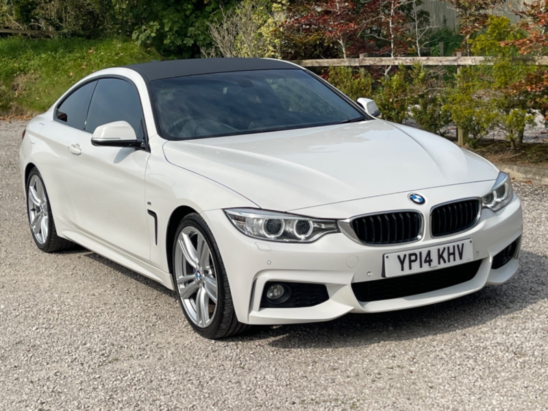 2014 BMW 4 Series 2.0 420d M Sport Coupe in White — image 1