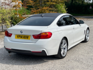 2014 BMW 4 Series 2.0 420d M Sport Coupe in White — image 3