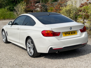 2014 BMW 4 Series 2.0 420d M Sport Coupe in White — image 6