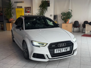 2017 Audi A3 2.0 Tdi Black Edition(cat-S). in White — image 2