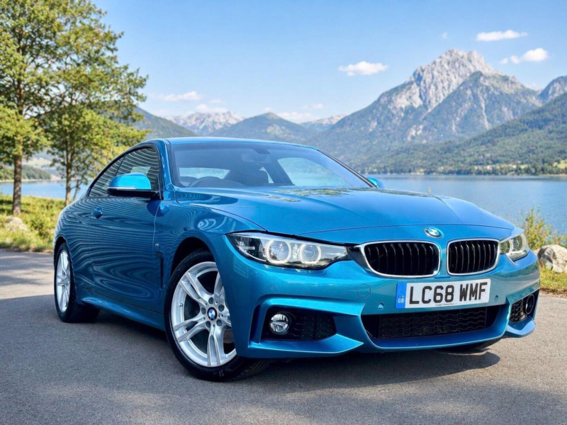 2018 BMW 4 Series 2.0 420i Gpf M Sport Auto Euro 6 (s/s) 2dr in Blue — image 1