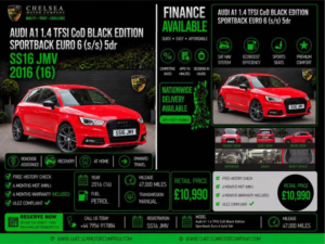 2016 Audi A1 1.4 Tfsi Cod Black Edition Sportback Euro 6 (s/s) 5dr in Red — image 2