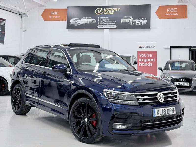 2018 Volkswagen Tiguan 2.0 Tdi R-Line in Blue — image 1