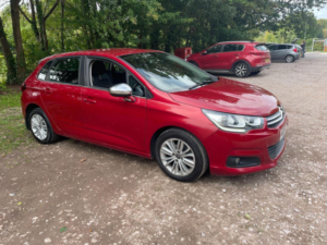 2015 Citroen C4 1.6 Bluehdi Flair Euro 6 5dr in Red — image 3