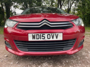 2015 Citroen C4 1.6 Bluehdi Flair Euro 6 5dr in Red — image 5