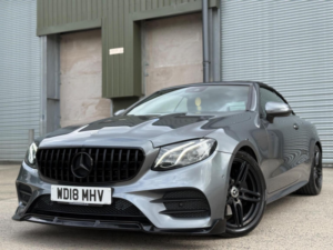 2018 Mercedes-Benz E Class 2.0 E220d Amg Line (premium) Cabriolet G-Tronic+ Euro 6 (s/s) 2dr in Grey — image 3
