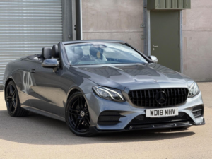2018 Mercedes-Benz E Class 2.0 E220d Amg Line (premium) Cabriolet G-Tronic+ Euro 6 (s/s) 2dr in Grey — image 4