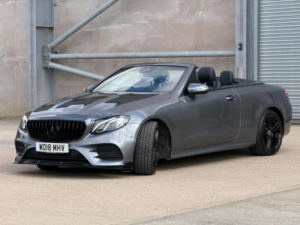 2018 Mercedes-Benz E Class 2.0 E220d Amg Line (premium) Cabriolet G-Tronic+ Euro 6 (s/s) 2dr in Grey — image 5