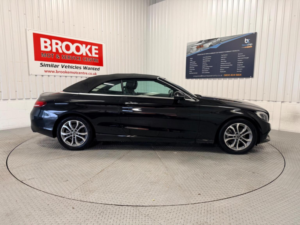 2017 Mercedes-Benz C Class 2.0 C200 Sport Cabriolet G-Tronic+ Euro 6 (s/s) 2dr in Black — image 6