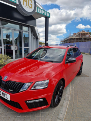 2018 Skoda Octavia 2.0 Tsi Vrs DSG Euro 6 (s/s) 5dr in Red — image 3