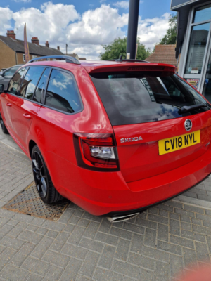 2018 Skoda Octavia 2.0 Tsi Vrs DSG Euro 6 (s/s) 5dr in Red — image 4