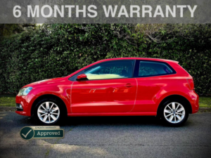 2014 Volkswagen Polo 1.2 Tsi Bluemotion Tech Se Euro 6 (s/s) 3dr in Red — image 2