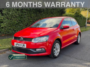 2014 Volkswagen Polo 1.2 Tsi Bluemotion Tech Se Euro 6 (s/s) 3dr in Red — image 5