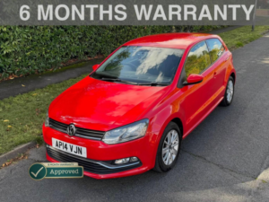 2014 Volkswagen Polo 1.2 Tsi Bluemotion Tech Se Euro 6 (s/s) 3dr in Red — image 6