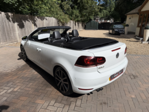 2012 Volkswagen Golf 1.4 Tsi Gt DSG Auto Convertible in White — image 5