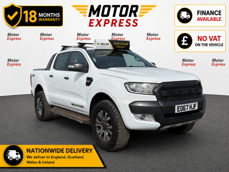 2017 Ford Ranger 3.2 Tdci Wildtrak in White — image 1