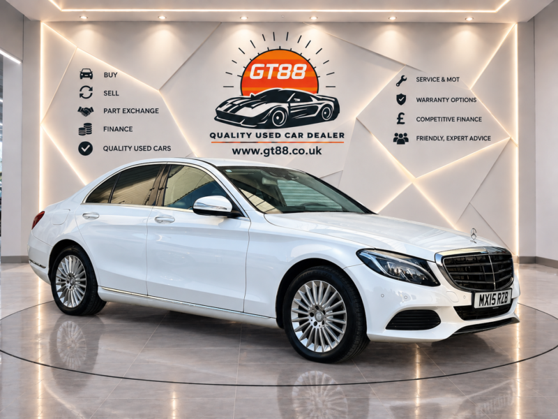 2015 Mercedes-Benz C Class 2015 Mercedes-Benz C Class C200 Sport Premium in White — image 1