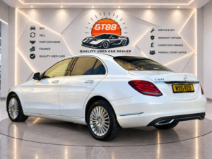 2015 Mercedes-Benz C Class 2015 Mercedes-Benz C Class C200 Sport Premium in White — image 4