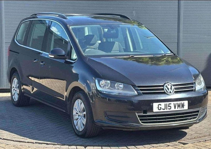 2015 Volkswagen Sharan 2.0 Tdi Bluemotion Tech Se DSG Euro 5 (s/s) 5dr in Black — image 1