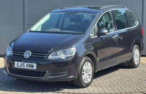 2015 Volkswagen Sharan 2.0 Tdi Bluemotion Tech Se DSG Euro 5 (s/s) 5dr in Black — image 3