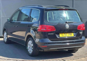 2015 Volkswagen Sharan 2.0 Tdi Bluemotion Tech Se DSG Euro 5 (s/s) 5dr in Black — image 6