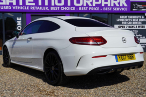 2017 Mercedes-Benz C Class 2.0 C200 Amg Line (premium) G-Tronic+ 4matic Euro 6 (s/s) 2dr in White — image 2