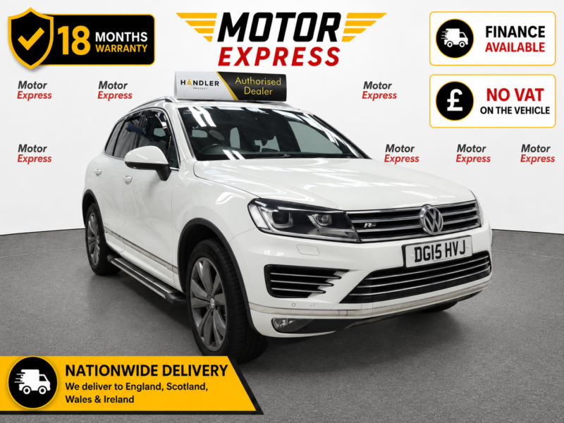 2015 Volkswagen Touareg 3.0 Tdi V6 Bluemotion Tech R-Line in White — image 1