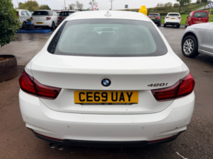 2019 BMW 4 Series Gran Coupe 2.0 420i Gpf M Sport Hatchback 5dr Petrol Manual Euro 6 (s/s) (184 Ps) in White — image 3