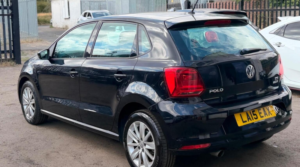 2015 Volkswagen Polo 1.2 Tsi Bluemotion Tech Se DSG Euro 6 (s/s) 5dr in Black — image 3