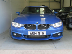 2014 BMW 4 Series 2.0 420d M Sport Euro 6 (s/s) 2dr in Blue — image 2