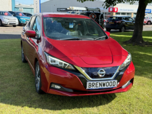 2021 Nissan Leaf 40kwh Tekna Hatchback 5dr Electric Auto (150 Ps) in Red — image 2