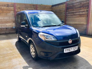 2017 Fiat Doblo 3 SEAT Wheelchair Accessible Disabled Access Vehicle Wav in Blue — image 5