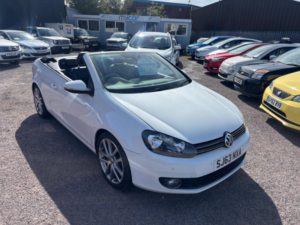 2013 Volkswagen Golf 1.4 Tsi Gt Cabriolet Euro 5 2dr in White — image 6