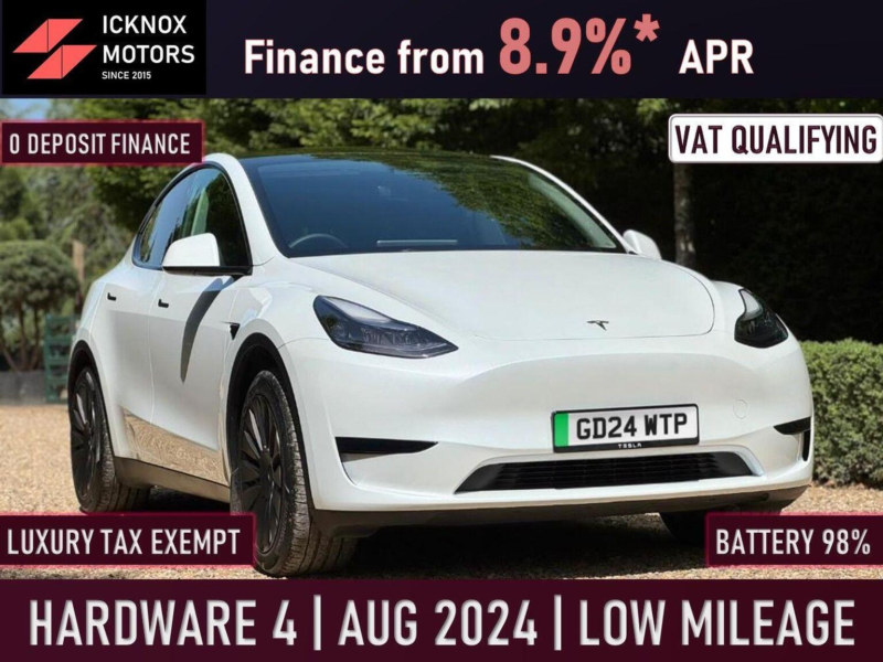 2024 Tesla Model Y Auto Rwd 5dr in White — image 1