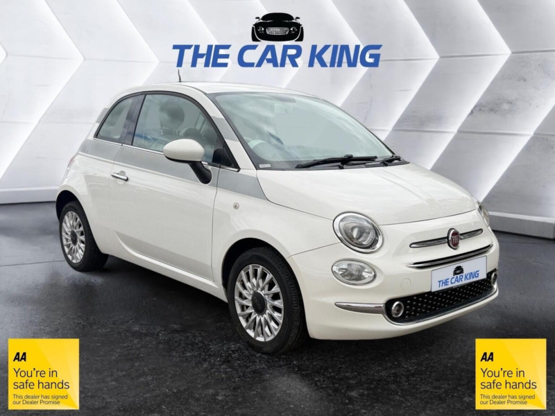 2015 Fiat 500 1.2 Lounge Euro 6 (s/s) 3dr in White — image 1