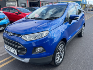 2015 Ford Ecosport 1.0t Ecoboost Titanium SUV 5dr Petrol Manual 2WD Euro 5 (s/s) (125 Ps) in Blue — image 2