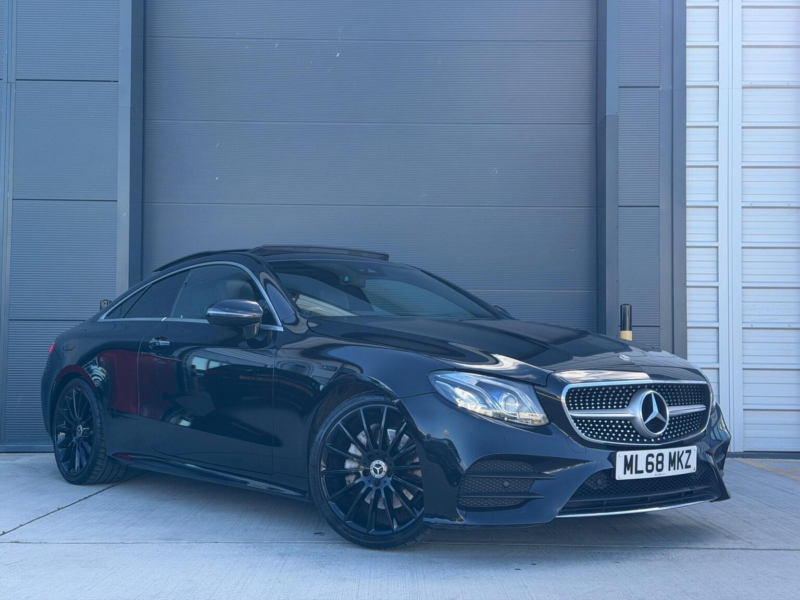 2018 Mercedes-Benz E Class 2.0 E220d Amg Line (premium Plus) G-Tronic+ Euro 6 (s/s) 2dr in Black — image 1