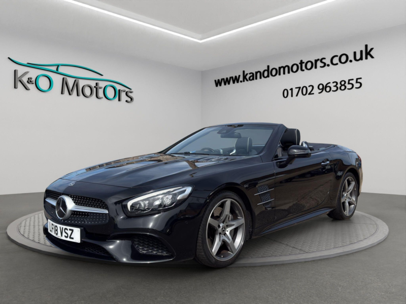 2018 Mercedes-Benz Sl 3.0 Sl400 V6 Amg Line (premium) Roadster G-Tronic+ Euro 6 (s/s) 2dr in Black — image 1