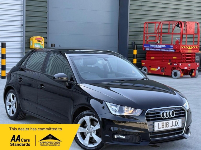 2018 Audi A1 1.4 Tfsi Sport Sportback Euro 6 (s/s) 5dr (nav) in Black — image 1