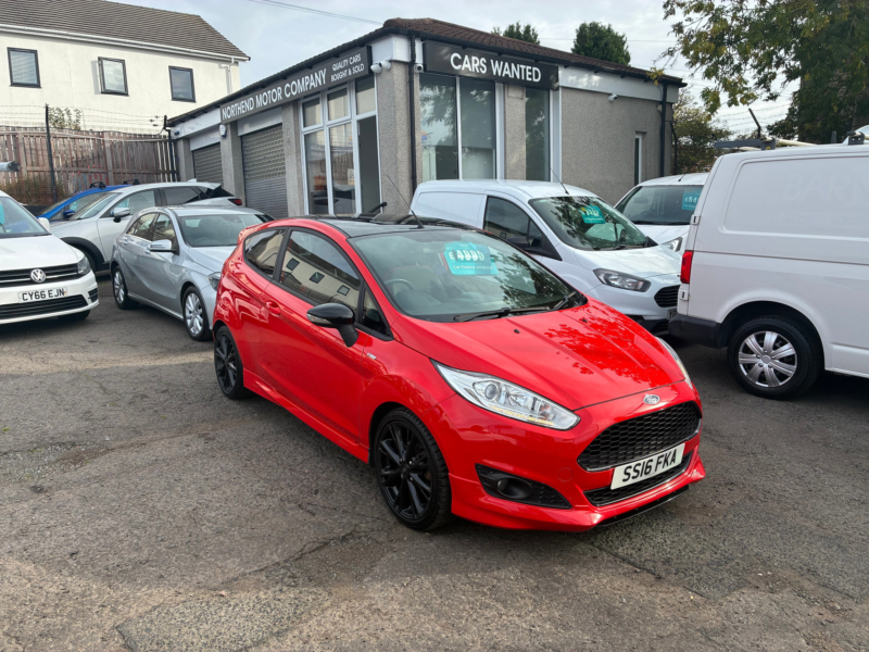 2016 Ford Fiesta 1.0t Ecoboost St-Line Hatchback 3dr Petrol Manual Euro 6 (s/s) (140 Ps) in Red — image 1