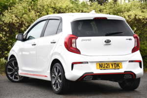 2021 Kia Picanto 1.0 T-Gdi Gt-Line S Hatchback 5dr Petrol Manual Euro 6 (s/s) (99 Bhp) in White — image 3