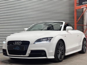 2012 Audi Tt 2.0 Tdi Black Edition Roadster S Tronic Quattro Euro 5 2dr in White — image 6