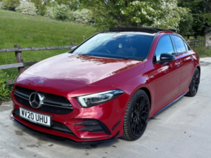 2020 Mercedes-Benz A Class 2.0 A35 Amg (premium Plus) Spds Dct 4matic Euro 6 (s/s) 4dr in Red — image 5